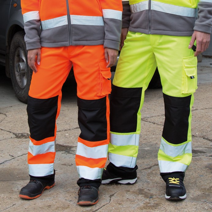Result Work-Guard R327X Safety Cargo Hi Vis Trouser